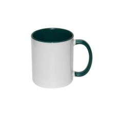 11oz Two-Tone Color Mug(Inside & Handle) Green